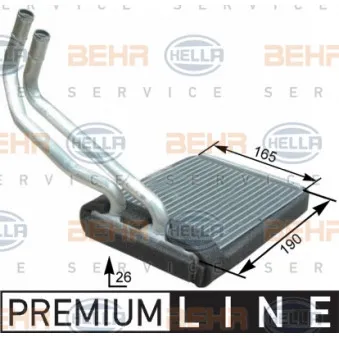 Système de chauffage HELLA 8FH 351 315-271