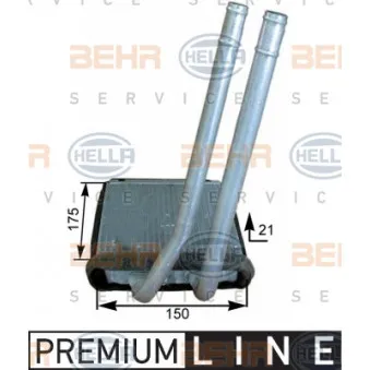 Système de chauffage HELLA 8FH 351 315-281