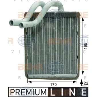Système de chauffage HELLA 8FH 351 315-321