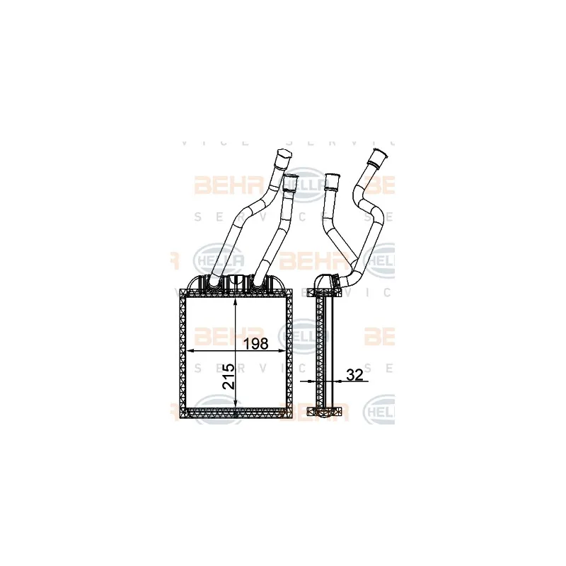 Système de chauffage HELLA 8FH 351 315-354