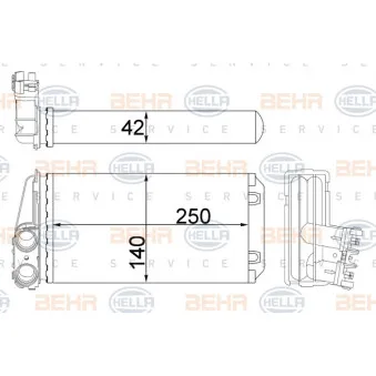 Système de chauffage HELLA 8FH 351 315-464
