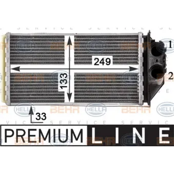Système de chauffage HELLA 8FH 351 315-471