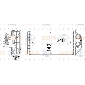 Système de chauffage HELLA 8FH 351 315-474