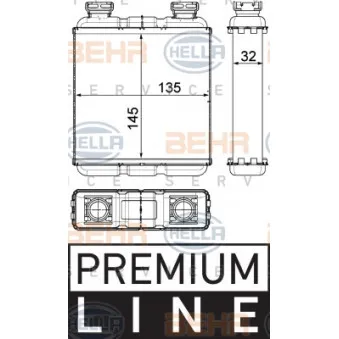 Système de chauffage HELLA 8FH 351 315-481
