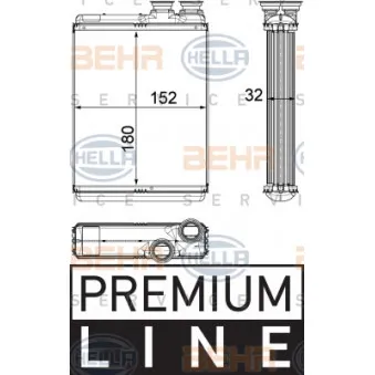 Système de chauffage HELLA 8FH 351 315-501