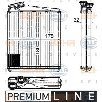 Système de chauffage HELLA 8FH 351 315-541