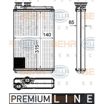 Système de chauffage HELLA 8FH 351 315-571