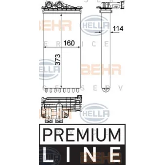Système de chauffage HELLA 8FH 351 315-581