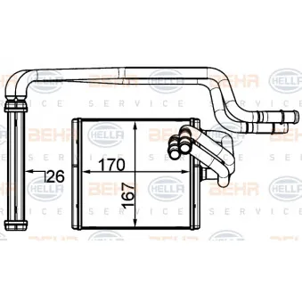 Système de chauffage HELLA 8FH 351 315-604