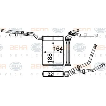Système de chauffage HELLA 8FH 351 315-634