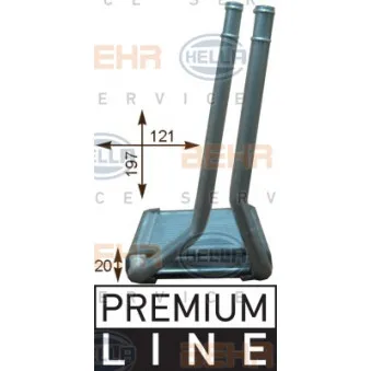 Système de chauffage HELLA 8FH 351 315-671