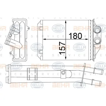 Système de chauffage HELLA 8FH 351 331-354