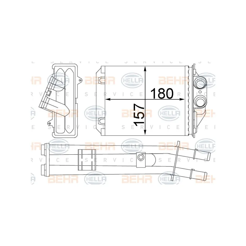 Système de chauffage HELLA 8FH 351 331-354