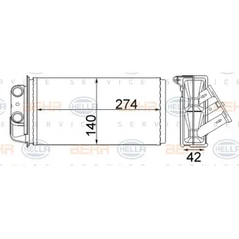 Système de chauffage HELLA 8FH 351 331-374