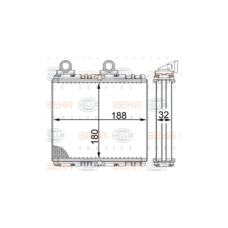 Système de chauffage HELLA 8FH 351 331-714