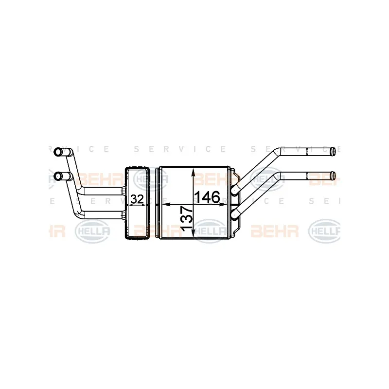 Système de chauffage HELLA 8FH 351 331-774