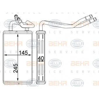 Système de chauffage HELLA 8FH 351 333-044