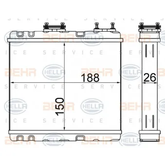 Système de chauffage HELLA 8FH 351 511-554