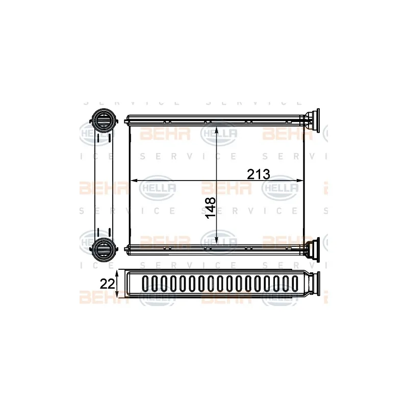 Système de chauffage HELLA 8FH 351 511-604