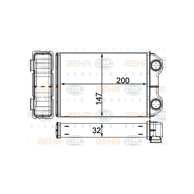 Système de chauffage HELLA 8FH 351 511-614