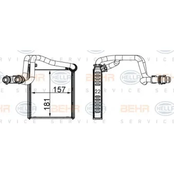Système de chauffage HELLA 8FH 351 511-624