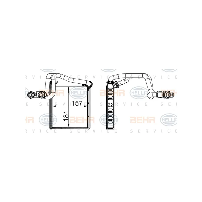 Système de chauffage HELLA 8FH 351 511-624