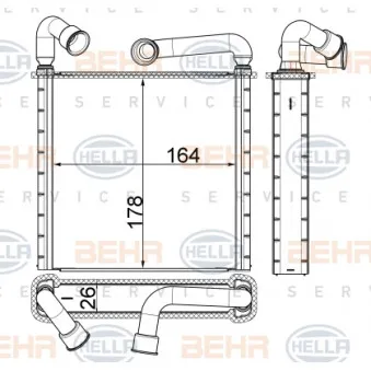 Système de chauffage HELLA 8FH 351 511-634