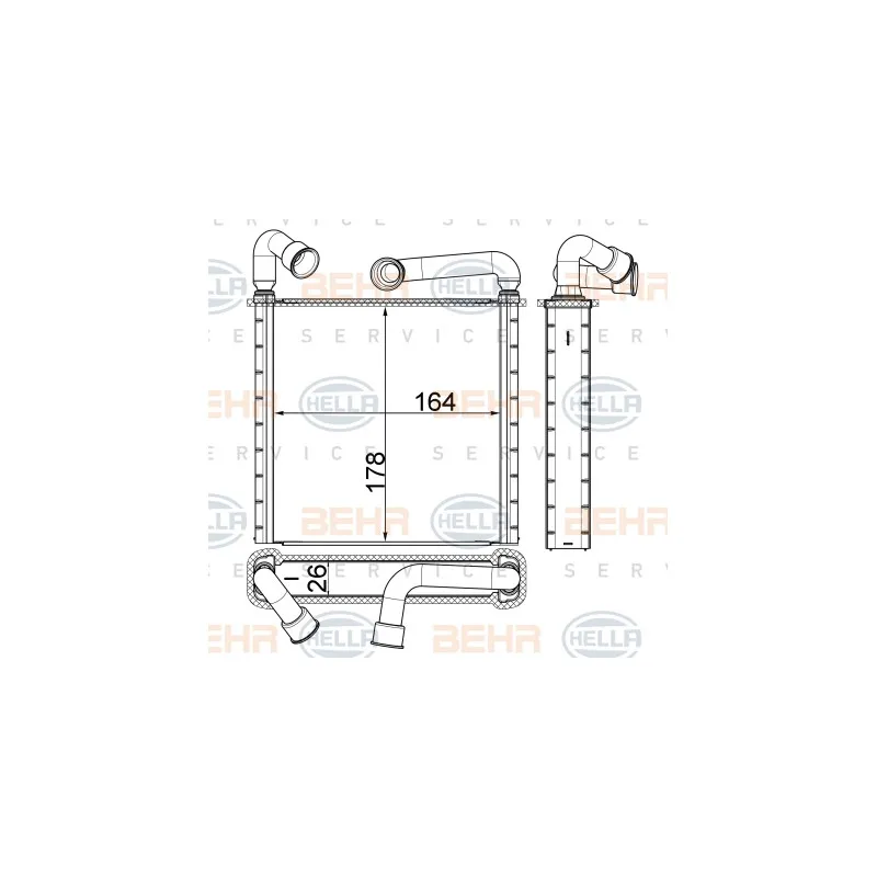 Système de chauffage HELLA 8FH 351 511-634