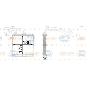 Système de chauffage HELLA 8FH 351 511-644