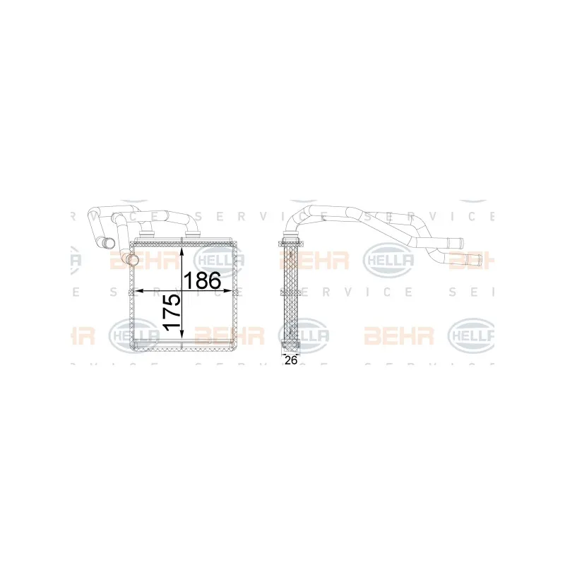 Système de chauffage HELLA 8FH 351 511-644