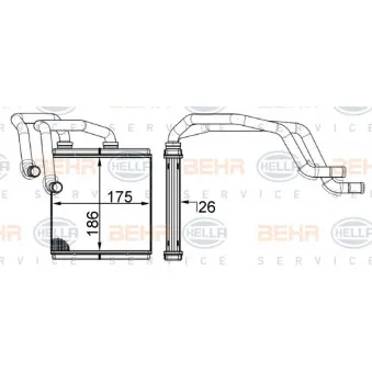 Système de chauffage HELLA 8FH 351 511-654