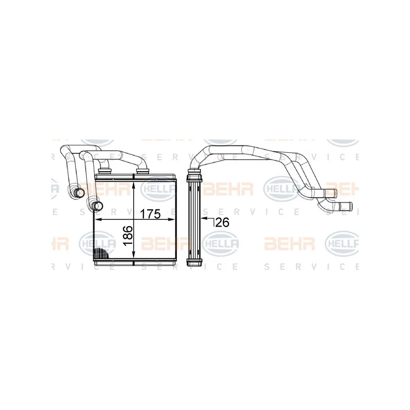 Système de chauffage HELLA 8FH 351 511-654