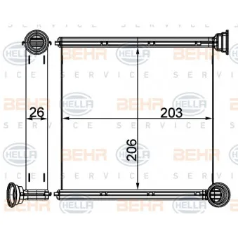 Système de chauffage HELLA 8FH 351 511-674