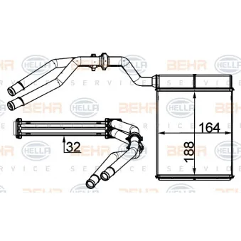 Système de chauffage HELLA 8FH 351 511-684