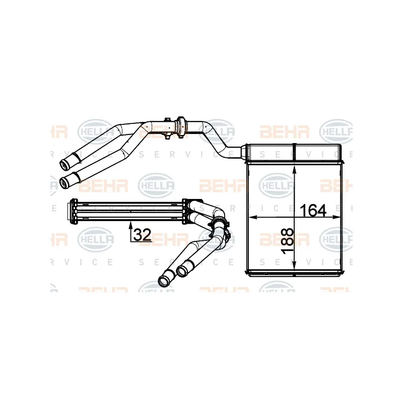Système de chauffage HELLA 8FH 351 511-684