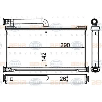 Système de chauffage HELLA 8FH 351 511-724