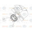 Compresseur, climatisation HELLA 8FK 351 006-311 - Visuel 1
