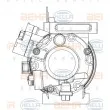 Compresseur, climatisation HELLA 8FK 351 008-091 - Visuel 1