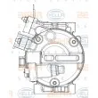 Compresseur, climatisation HELLA 8FK 351 008-141 - Visuel 1