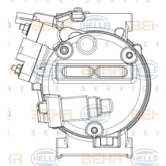 Compresseur, climatisation HELLA 8FK 351 008-201