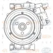 Compresseur, climatisation HELLA 8FK 351 008-201 - Visuel 3