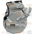 Compresseur, climatisation HELLA 8FK 351 105-531 - Visuel 3
