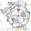 Compresseur, climatisation HELLA 8FK 351 334-391 - Visuel 3