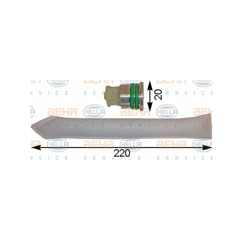 Filtre déshydratant, climatisation HELLA 8FT 351 193-111