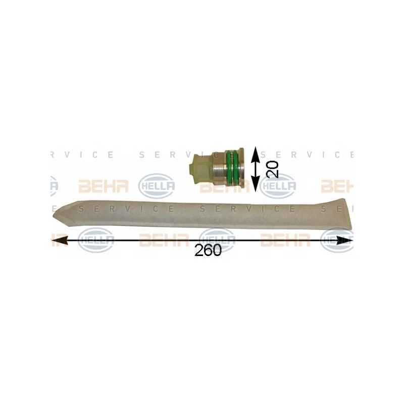 Filtre déshydratant, climatisation HELLA 8FT 351 193-121