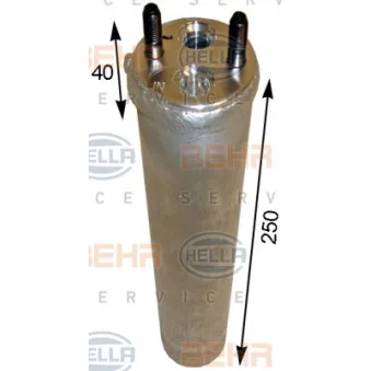 Filtre déshydratant, climatisation HELLA 8FT 351 193-131