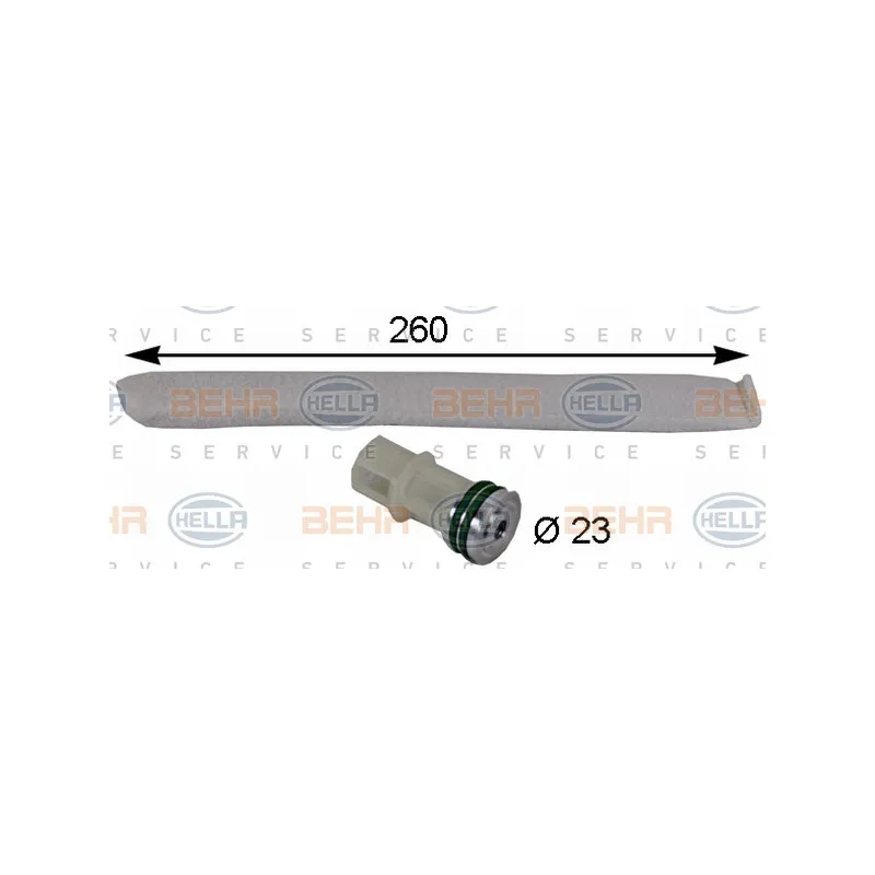 Filtre déshydratant, climatisation HELLA 8FT 351 193-231