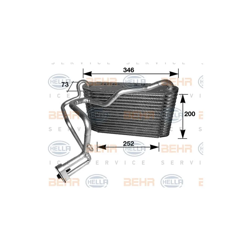 Evaporateur climatisation HELLA 8FV 351 210-191