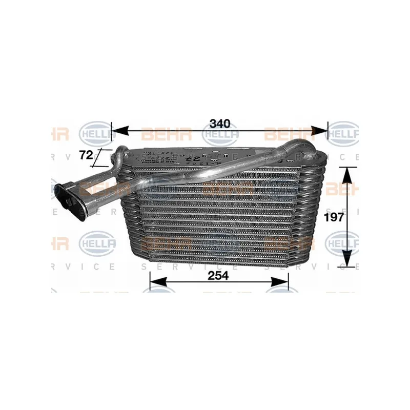 Evaporateur climatisation HELLA 8FV 351 210-201