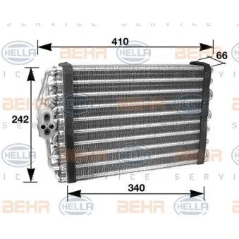 Evaporateur climatisation HELLA 8FV 351 210-331